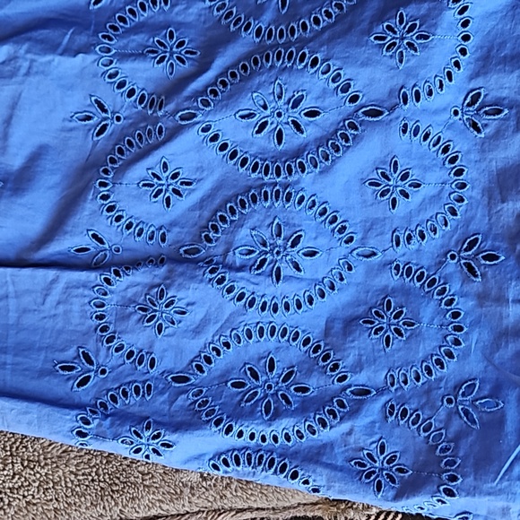 NWT Old Navy Royal Blue Eyelet dress - Picture 2 of 6